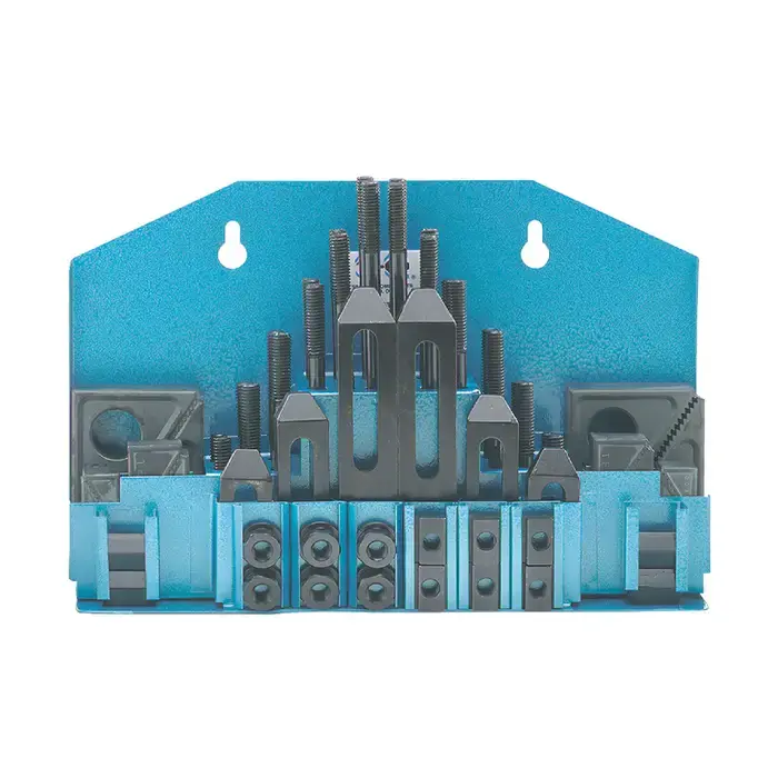 TE-CO 20413 52 Piece Standard (1" wide blocks) T-Slot Clamping Nuts, Clamps, Blocks Set Save Now