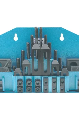 TE-CO 20416 52 Piece Standard (1" wide blocks) T-Slot Clamping Nuts, Clamps, Blocks Set Grab Now