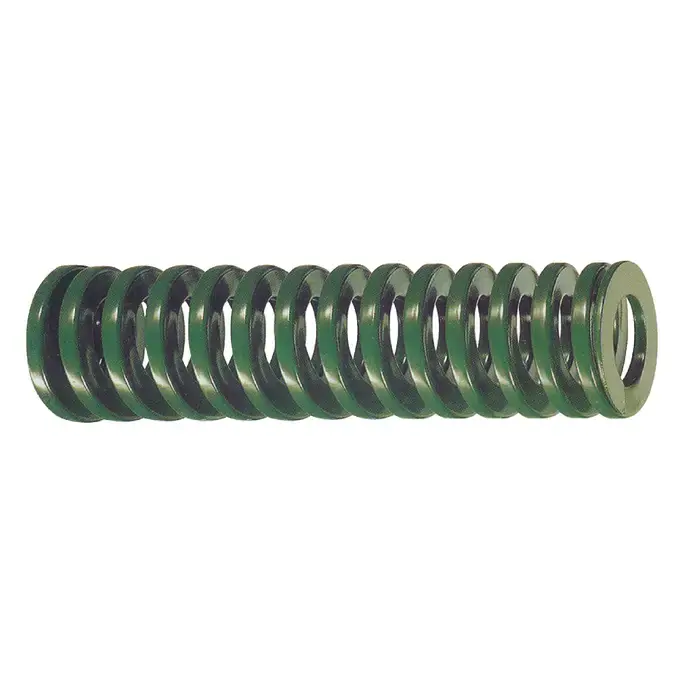 DANLY 1-1/4" Hole Dia., 7" Free Length, Light Load, Green Die Spring Reduced Price
