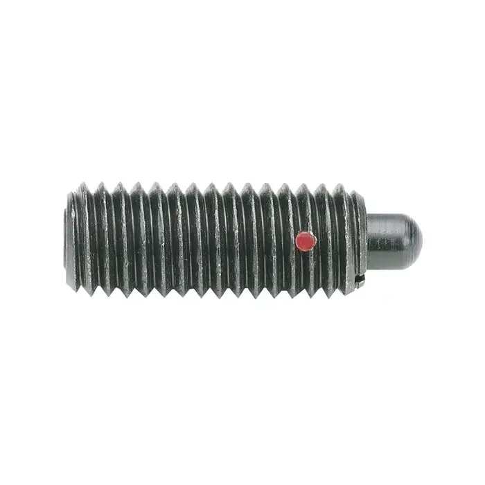 Next Day Delivery TE-CO 52008 5/16"-18 Thread Size, 1" Thread Length, 0.187" Projection, Steel Body, Steel Nose Threaded Spring Plunger