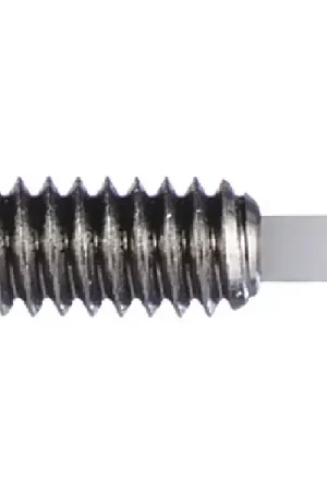 VLIER SMDL56 5/16"-18 Thread Size, 0.562" Thread Length, 0.188" Projection, Stainless Steel Body, Delrin Nose Threaded Spring Plunger Crafted