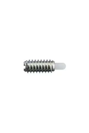 VLIER NMLHM6P M6x1.0 Thread Size, 13.50mm Thread Length, 4.80mm Projection, Steel Body, Delrin Nose Threaded Spring Plunger Must Have
