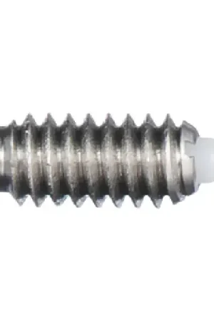 VLIER SSMDHM10 M10x1.5 Thread Size, 15.90mm Thread Length, 2.80mm Projection, Stainless Steel Body, Delrin Nose Threaded Spring Plunger Deal