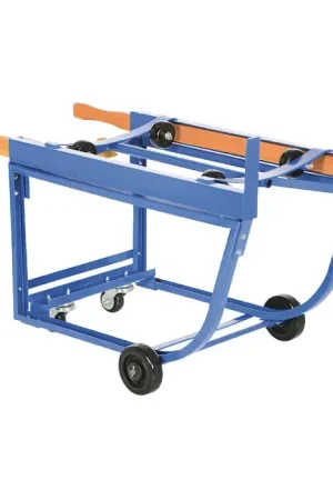 VESTIL RDC-1000-5PO 1,000 lbs. Load Capacity, Deluxe Rotating Drum Cart Type Drum Handling Truck Affordable