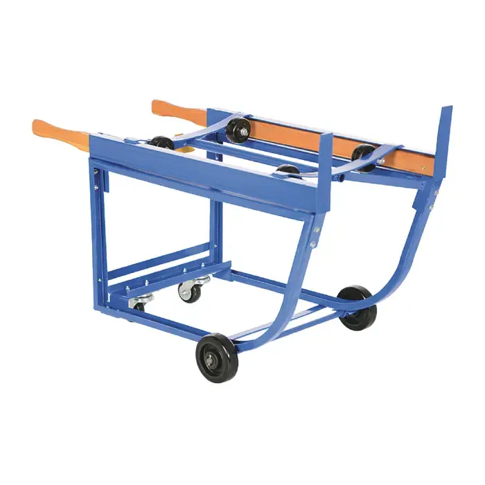VESTIL RDC-1000-5PO 1,000 lbs. Load Capacity, Deluxe Rotating Drum Cart Type Drum Handling Truck Affordable