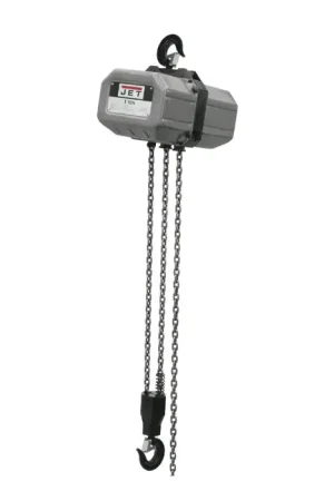 JET 111000 1 Ton Load Capacity, 10‘ Maximum Lift Distance, 19.7 FPM Lift Speed Hoist Instant Buy