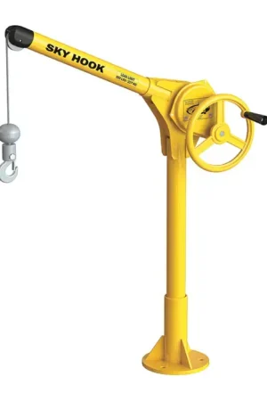 Special Discount SKY HOOK 9727.36 1/4 Ton Load Capacity, 100" Maximum Lift Distance, 1.5" Per Handwheel Revolution Lift Speed Hoist