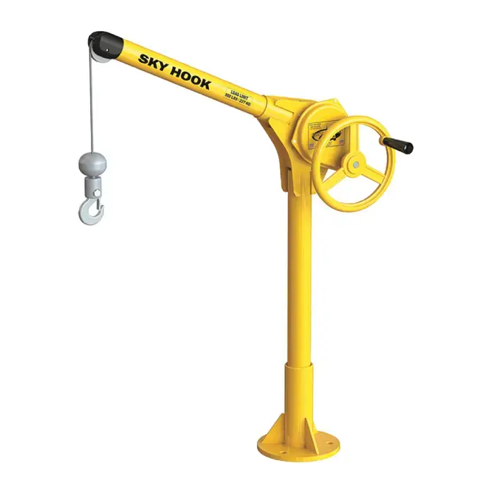 Special Discount SKY HOOK 9727.36 1/4 Ton Load Capacity, 100" Maximum Lift Distance, 1.5" Per Handwheel Revolution Lift Speed Hoist