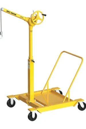 Popular SKY HOOK 8565 1/4 Ton Load Capacity, 75" Maximum Lift Distance, 1" Per Handwheel Revolution Lift Speed Hoist