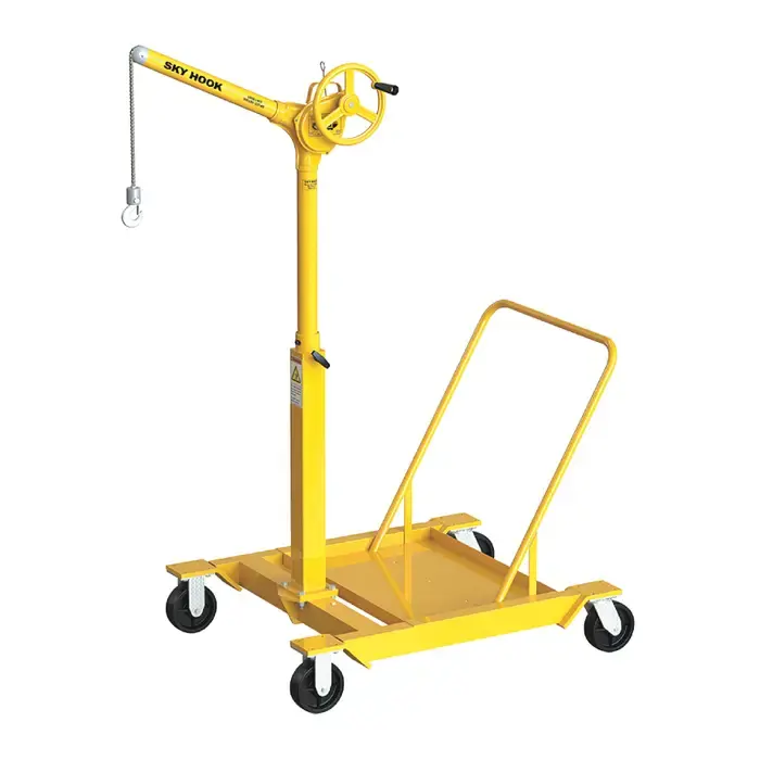 Popular SKY HOOK 8565 1/4 Ton Load Capacity, 75" Maximum Lift Distance, 1" Per Handwheel Revolution Lift Speed Hoist