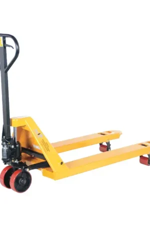 Reduced Price VESTIL PM5-2748-Y 5,500 lbs. Load Carrying Capacity, 48" Fork Length, 7-3/4" Maximum Fork Height Pallet Jack