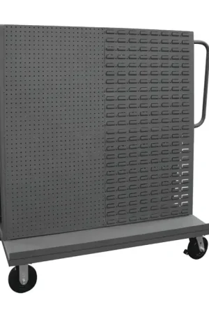 Super Sale DURHAM AF-3048-PBLP-BS-95 2,000 lbs. Load Capacity, 57" Overall Height, Phenolic Wheel Type Hand Truck