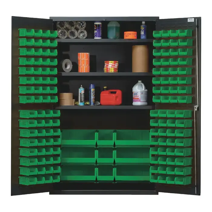QUANTUM STORAGE SYSTEMS QSC-48SGN Floor Cabinet Type, 48" Width, 78" Height Flammable Liquid Storage Cabinet Buy Today