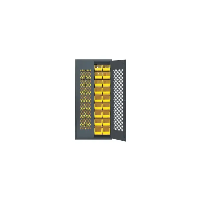 Sale QUANTUM STORAGE SYSTEMS MESH-240IV Mesh Door Floor Cabinet Type, 36" Width, 78" Height Flammable Liquid Storage Cabinet