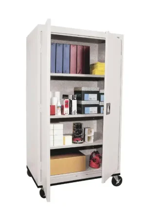 Flash Sale SANDUSKY TA3R362460-05 Mobile Transport Storage Cabinet Type, 36" Width, 66" Height Flammable Liquid Storage Cabinet