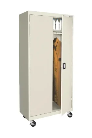 Price Cut SANDUSKY TAWR362472-07 Mobile Transport Wardrobe Storage Type, 36" Width, 78" Height Flammable Liquid Storage Cabinet