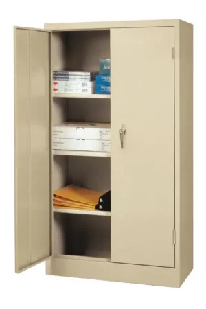 SANDUSKY VF31301566-07 Floor Storage Cabinet With Fixed Shelves Type, 30" Width, 66" Height Flammable Liquid Storage Cabinet Buy Today