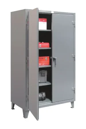 Trending STRONG HOLD 36-244 Heavy Duty Floor Cabinet Type, 36" Width, 78" Height Flammable Liquid Storage Cabinet