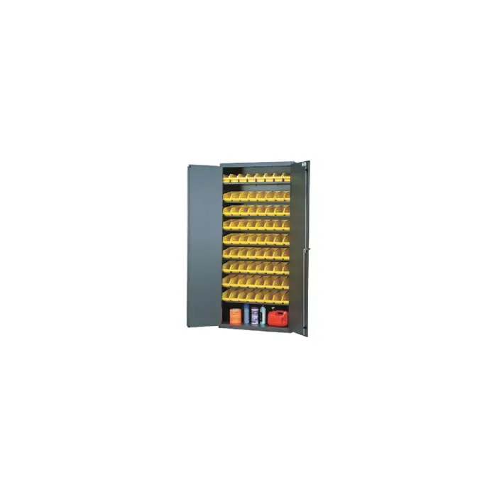 QUANTUM STORAGE SYSTEMS QPR-107YL Floor Cabinet Type, 36" Width, 78" Height Flammable Liquid Storage Cabinet Crafted