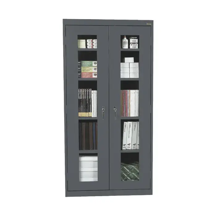 Next Day Delivery SANDUSKY CA4V361872-02 Clear View Storage Cabinet Type, 36" Width, 72" Height Flammable Liquid Storage Cabinet