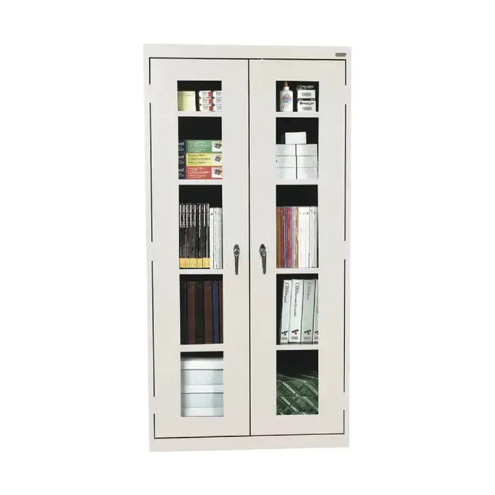 Professional Grade SANDUSKY CA4V361872-05 Clear View Storage Cabinet Type, 36" Width, 72" Height Flammable Liquid Storage Cabinet
