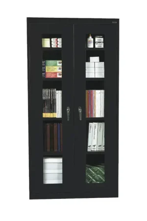 Best Seller SANDUSKY CA4V361872-09 Clear View Storage Cabinet Type, 36" Width, 72" Height Flammable Liquid Storage Cabinet