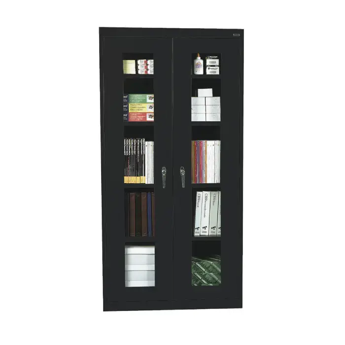 Best Seller SANDUSKY CA4V361872-09 Clear View Storage Cabinet Type, 36" Width, 72" Height Flammable Liquid Storage Cabinet
