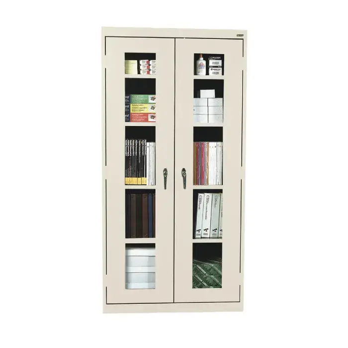 SANDUSKY CA4V362472-07 Clear View Storage Cabinet Type, 36" Width, 72" Height Flammable Liquid Storage Cabinet Low Price