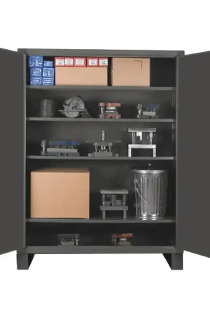 DURHAM HDC-246078-4S95 Extra Heavy Duty Shelf Cabinet Type, 60" Width, 78" Height Flammable Liquid Storage Cabinet Mega Sale