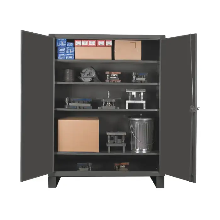 DURHAM HDC-246078-4S95 Extra Heavy Duty Shelf Cabinet Type, 60" Width, 78" Height Flammable Liquid Storage Cabinet Mega Sale