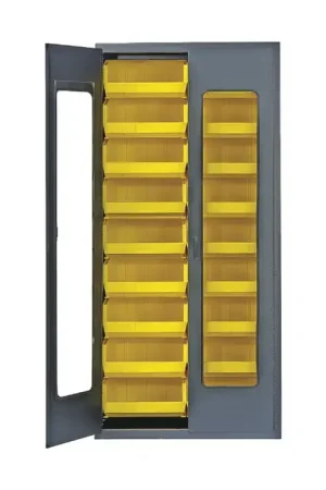 Discount QUANTUM STORAGE SYSTEMS QSC-C250IV Clear View Floor Cabinet Type, 36" Width, 78" Height Flammable Liquid Storage Cabinet