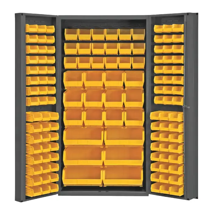 Special Offer DURHAM DC-BDLP-132-95 Bin Storage Cabinet Type, 48" Width, 72" Height Flammable Liquid Storage Cabinet
