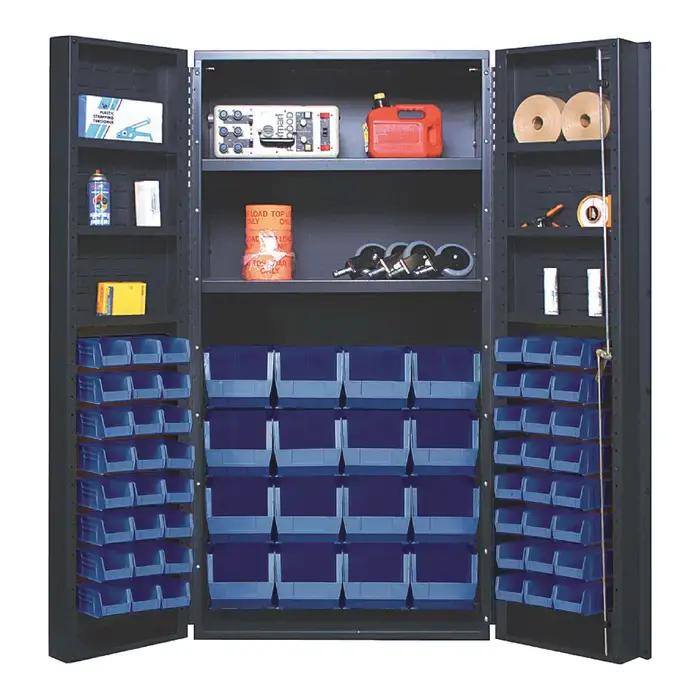 QUANTUM STORAGE SYSTEMS QSC-64-2S-6DSBL Floor Cabinet Type, 48" Width, 72" Height Flammable Liquid Storage Cabinet Low Price