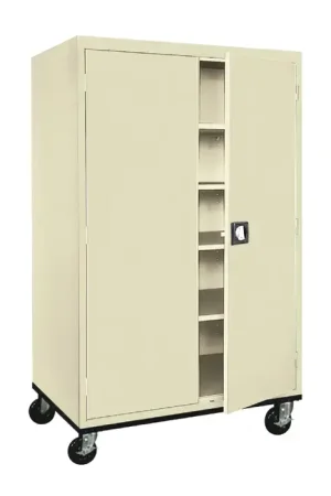 Seasonal Sale SANDUSKY TA4R462472-07 Mobile Transport Storage Cabinet Type, 46" Width, 78" Height Flammable Liquid Storage Cabinet