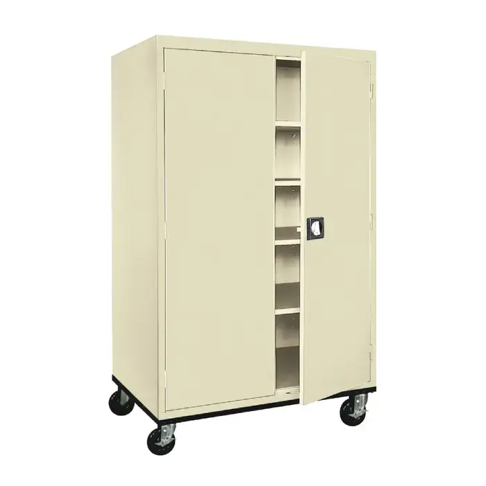 Seasonal Sale SANDUSKY TA4R462472-07 Mobile Transport Storage Cabinet Type, 46" Width, 78" Height Flammable Liquid Storage Cabinet