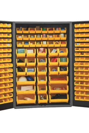DURHAM DC48-176-95 Bin Storage Cabinet Type, 48" Width, 72" Height Flammable Liquid Storage Cabinet Certified