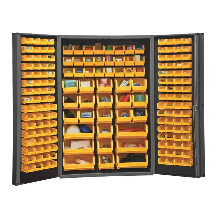 DURHAM DC48-176-95 Bin Storage Cabinet Type, 48" Width, 72" Height Flammable Liquid Storage Cabinet Certified