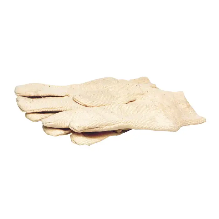 TTC 708L 100% Cotton Canvas Material, S Size, None Glove Coating Canvas Glove Hassle-Free Returns