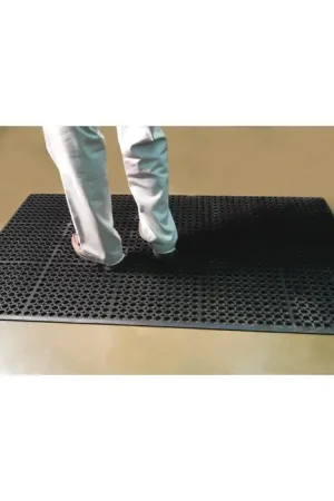 WEARWELL 474.12X3X10BK GR/Natural Rubber Base Material, 10‘ Length, 3‘ Width Platform Matting Big Sale