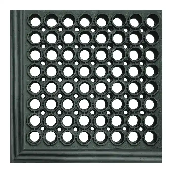CROWN MATTING WS CT32BK 1/2" Thickness, 20‘ Length, Black Color Antifatigue Matting One Day Deal
