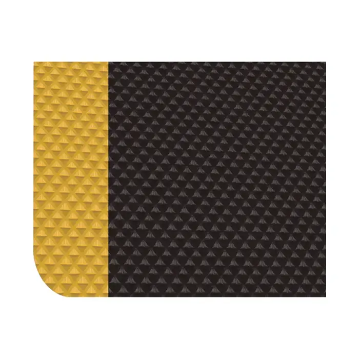 Factory Price APACHE 39-136-0903-3X5 11/16‘‘ Thickness, 5‘ Length, Black/Yellow Color Antifatigue Matting