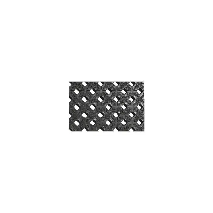 Premium CROWN MATTING XT0039SB 3/4" Thickness, 114" Length, Black Color Antifatigue Matting