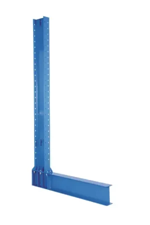 Price Drop VESTIL HU-C-10-24 Heavy Duty Single Cantilever Type, 120" Height, Blue Color Heavy Duty Shelving / Rack