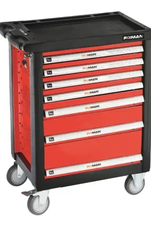 FIXMAN F1RP7B 7 No. of Drawers, 18" Chest Length, 30" Chest Width Roller Cabinet Factory Price