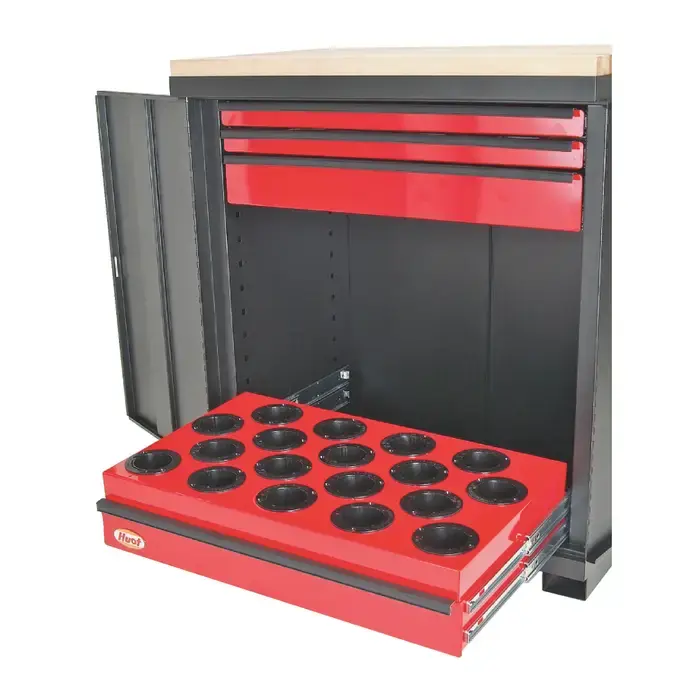HUOT 77270 30 Tool Capacity, HSK 63A Taper, HSK 63A Tool Style NC/CNC Adapter Tool Storage Cart Fresh Stock