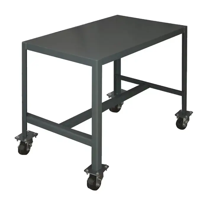 DURHAM MTM244824-2K195 Medium Duty Machine Work Table Type, 0 No. of Drawers, 48" Chest Length Mobile Workstation While Supplies Last