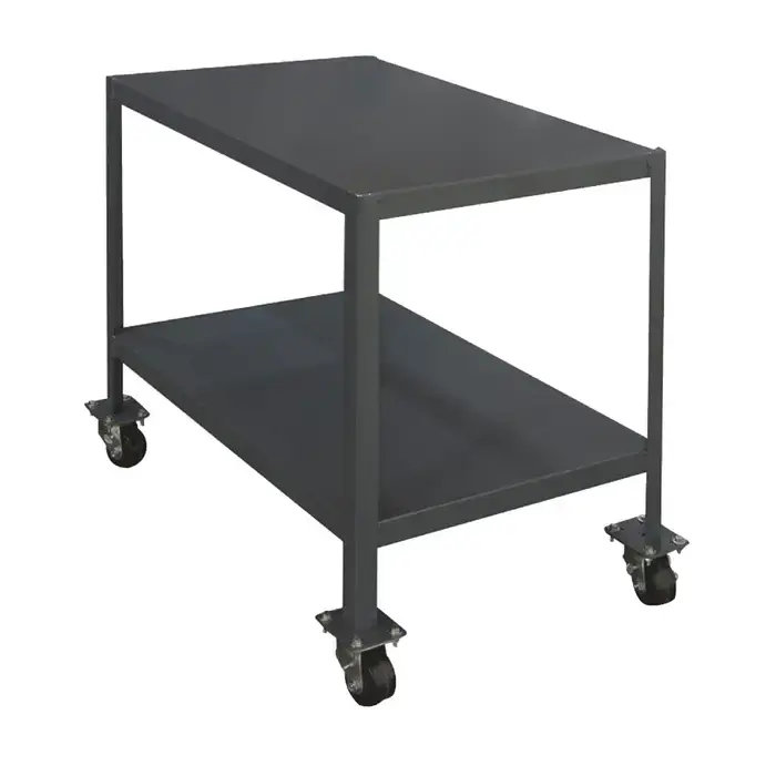Genuine DURHAM MTM304836-3K295 Medium Duty Machine Work Table Type, 0 No. of Drawers, 48" Chest Length Mobile Workstation