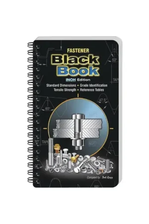 Certified BLACK BOOK Fastener Black Book Title, Pat Rapp Author, 1st Edition Edition of Publication Fasteners Book