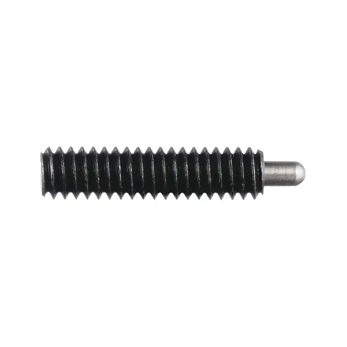 VLIER CS52 10-32 Thread Size, 3/4" Thread Length, 1/8" Projection, Steel Body, Stainless Steel Nose Threaded Spring Plunger Limited Offer