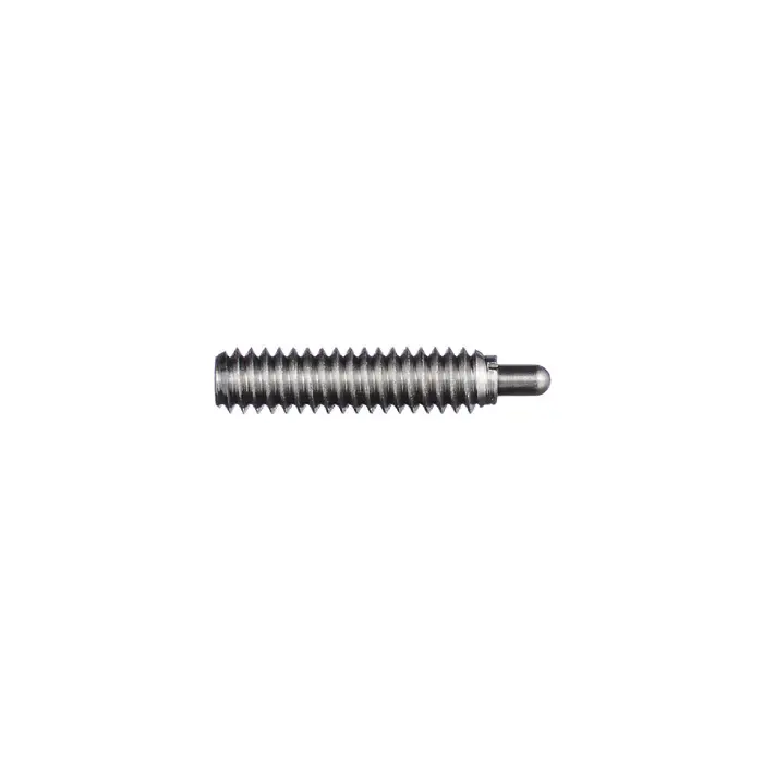 Buy Online VLIER SSS48 6-32 Thread Size, 0.531" Thread Length, 1/16" Projection, Stainless Steel Body, Stainless Steel Nose Threaded Spring Plunger